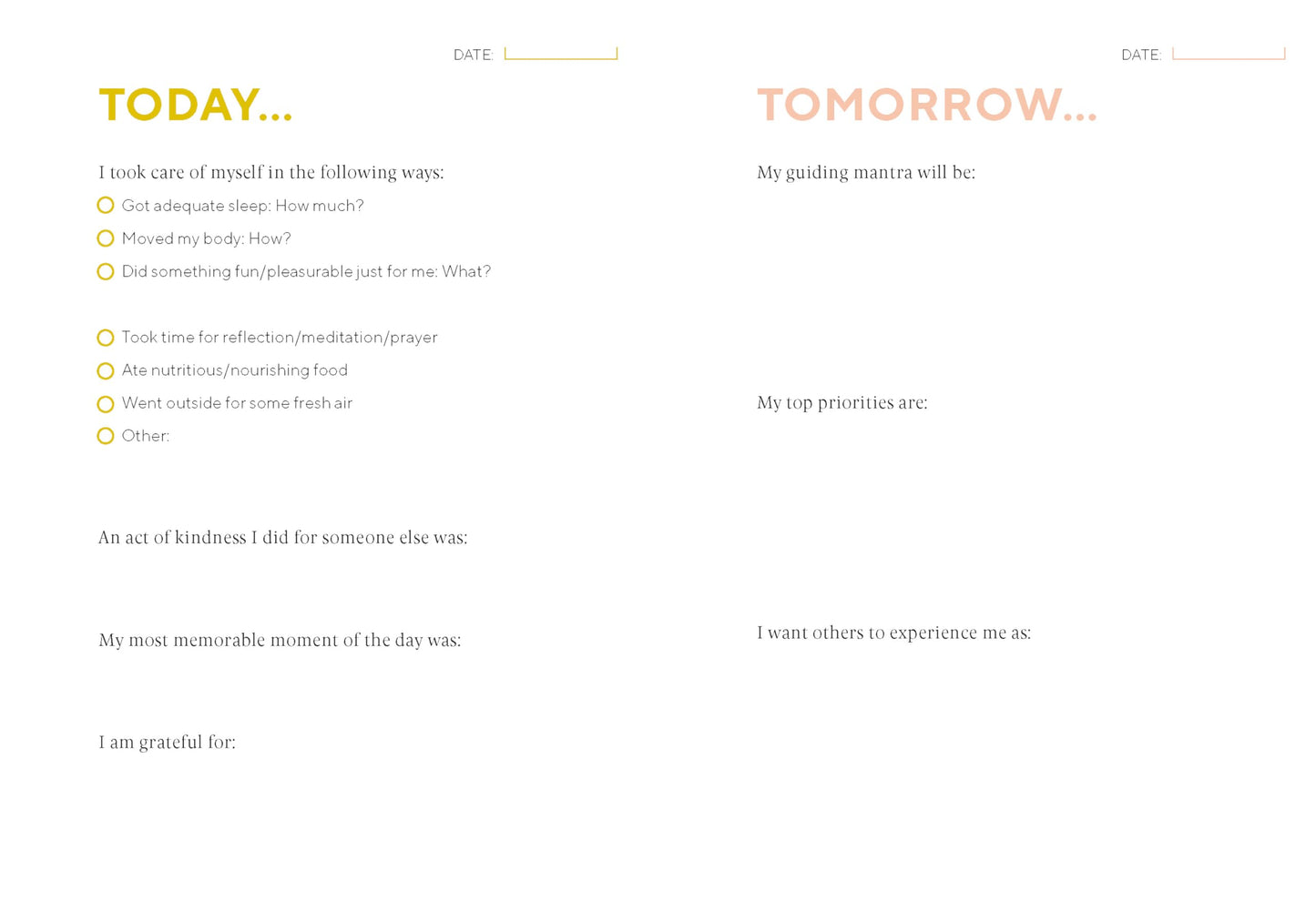 Calm the Chaos Journal: A Daily Practice for a More Peaceful Life