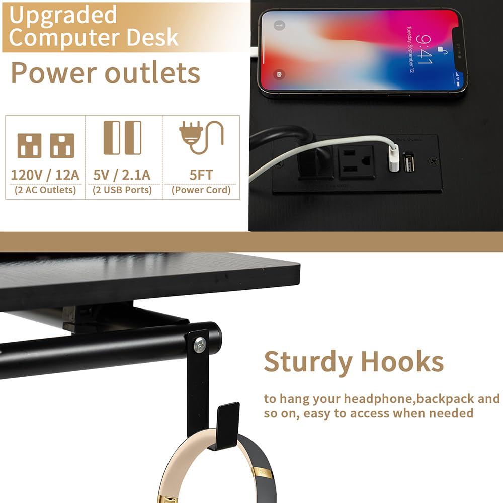 SIDUCAL Mobile Standing Desk, Portable Stand Up Desk, Small Adjustable Standing Desk Converter with Wheels Home Office Workstation, Rolling Desk Laptop Cart for Standing or Sitting, Black