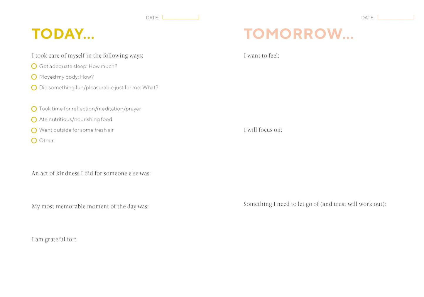 Calm the Chaos Journal: A Daily Practice for a More Peaceful Life