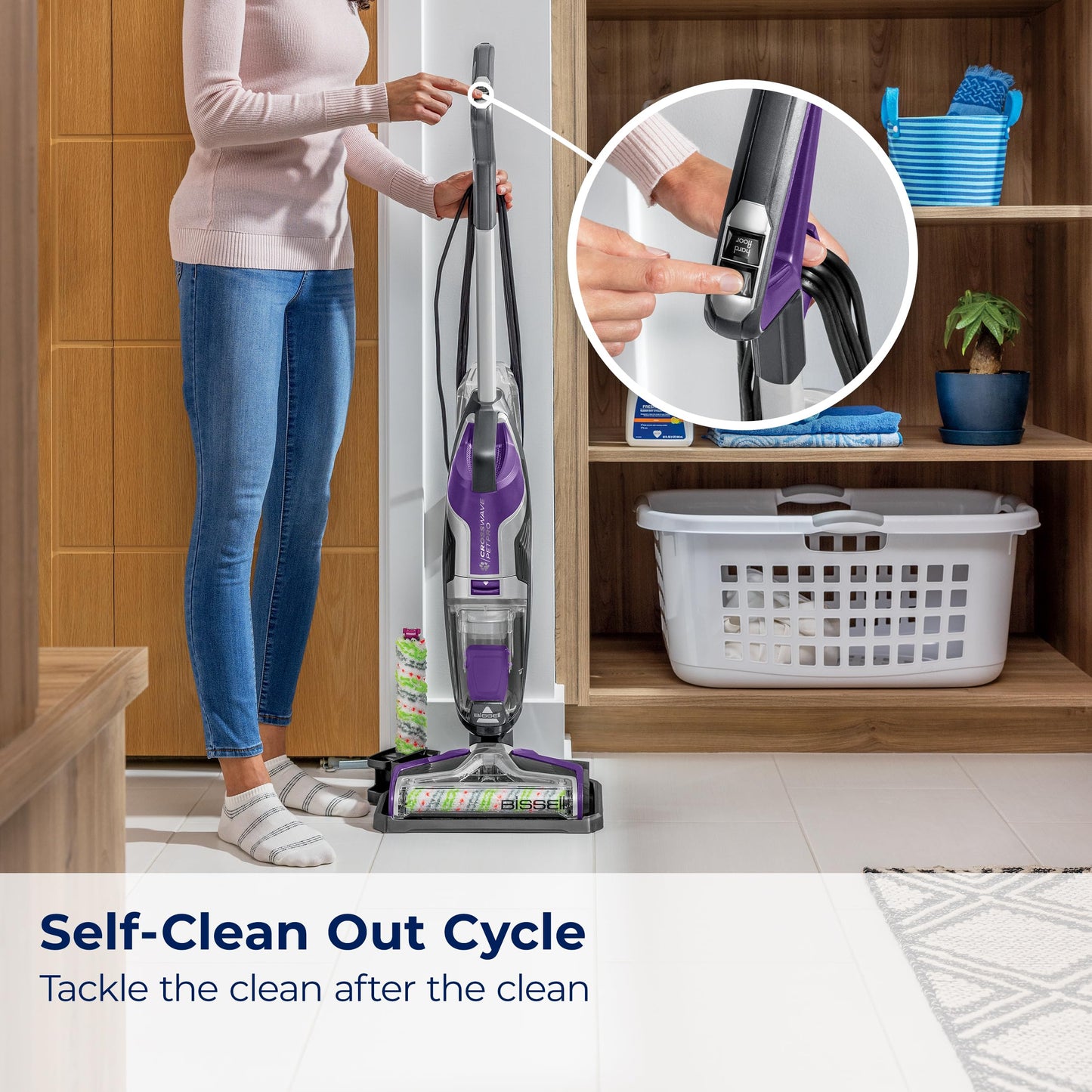 Bissell CrossWave Floor and Area Rug Cleaner, Wet-Dry Vacuum, 3888A